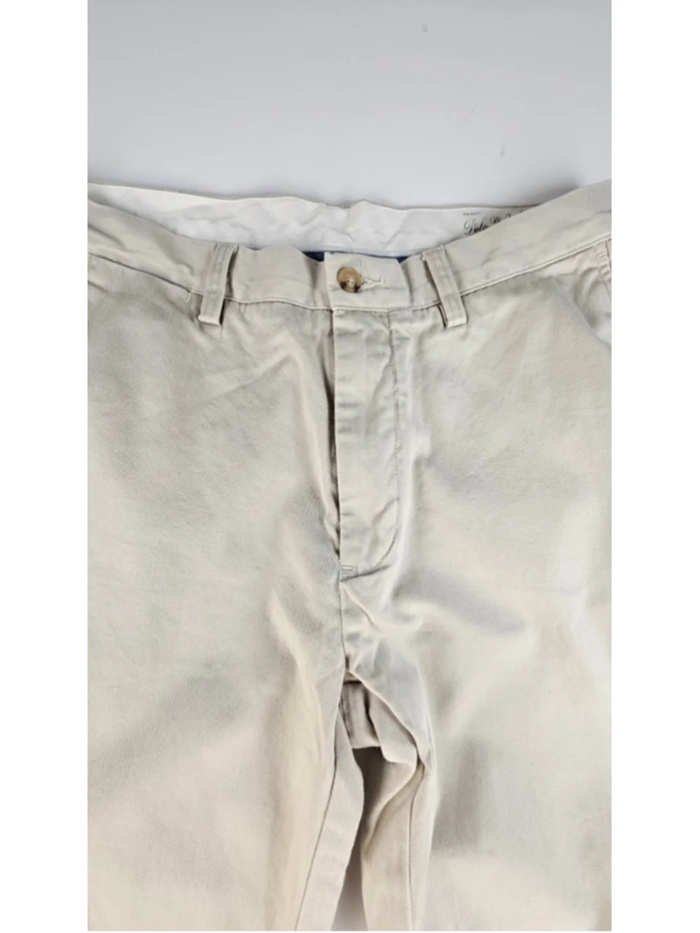 Polo Ralph Lauren Men’s Chino Pants 33x32 Relaxed Fit Beige Khaki Cotton